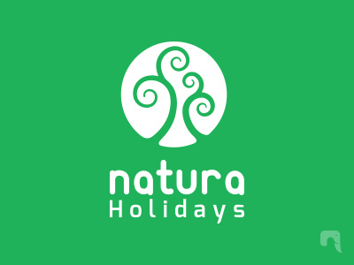Natura Holidays black green identity logo logo design natura holidays nature neelakandan tours travel white www.neelakandan.com