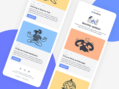 Newsletter Template Designs Themes Templates And Downloadable Graphic Elements On Dribbble