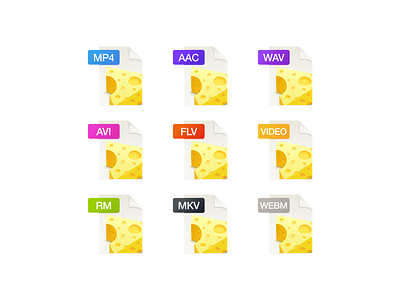 IINA File Icons cheese file icons iina play