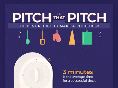 Pitch That Pitch Infographic illustration infographic information design pitch deck startups
