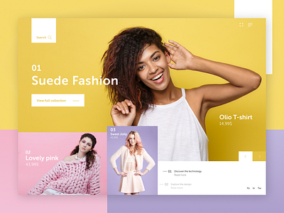 Suede Fashion - Simple store concept