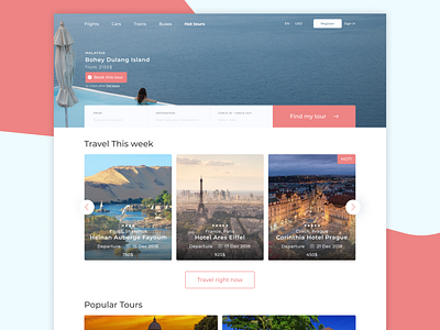 Travel and Booking Website