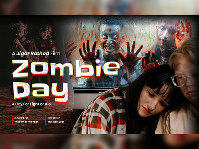 Zombie Day | Official Trailer | Movie Hindi animation branding graphic design jigar rathod logo motion graphics movie movie hindi official trailer poster ui zombie day