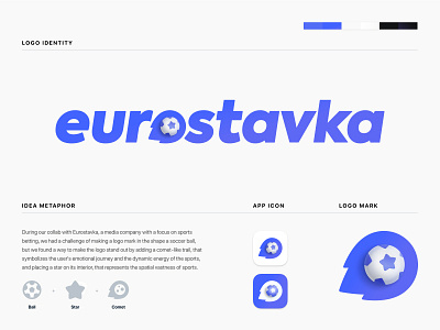 Eurostavka: Branding process betting brand studio branding graphic design logo logo sketches media news procreate sports