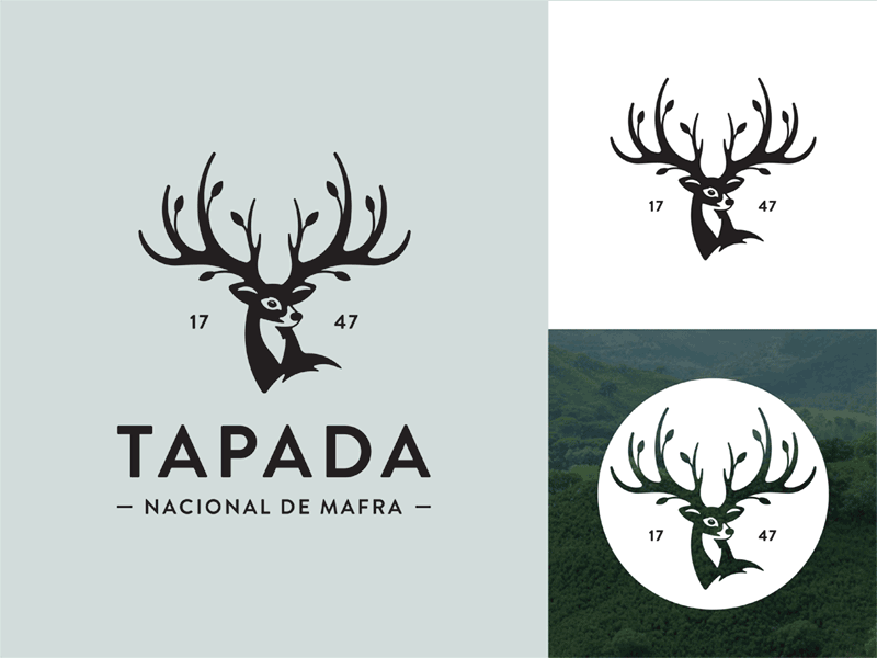 Rebranding: Tapada Nacional de Mafra branding deer logo national park rebranding reserve tapada