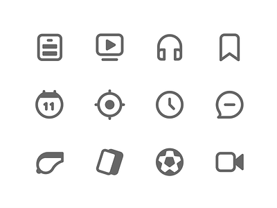 Rewind: Interface Icons icons sports transparency two tone