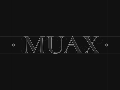 MUAX: Logo beauty branding identity logo logo grid makeup artist mua portugal