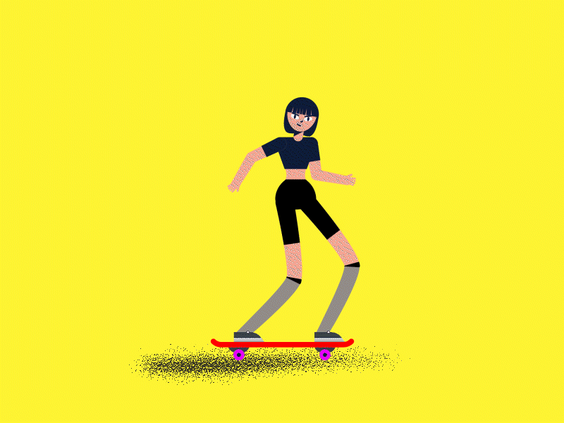 Shin With Skateboards! animation artwork design graphic design illustration motion graphics