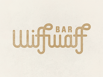 Wiffwaff bar logo ping pong table tennis wiff waff