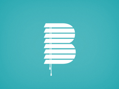 Blind Co. (WIP) b blind blinds identity logo