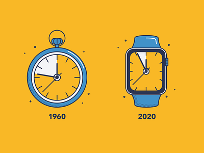 Boomers vs Millennials — Statistic apple watch pie chart pocket watch statistic time watch watches watchface