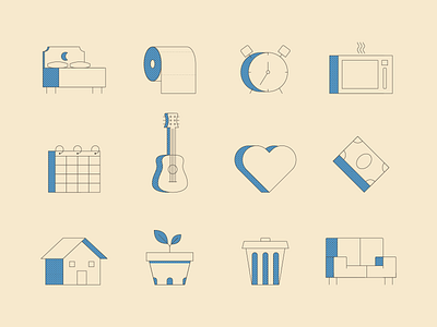 Household Items Icon Set