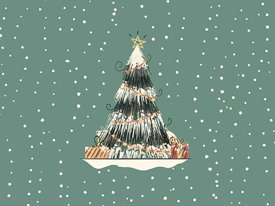 Christmas Tree Animation 2d animation christmas christmas tree procreate stop motion tree