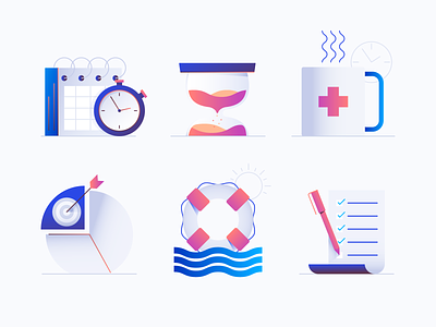 Time Management Icons