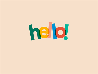 Hello! Animation 2d 2d animation animated animation hello mp4 text type