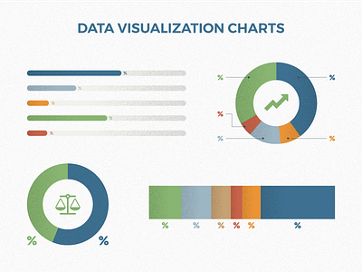 Data Visualization Charts by Clint Hess for Siege Media on Dribbble