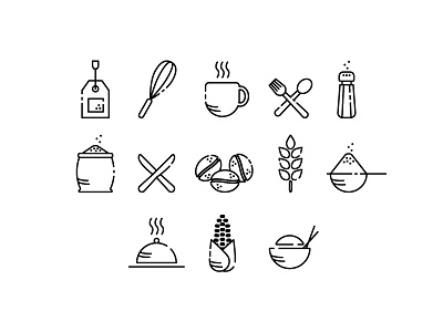 Kitchen Icons coffee food icon utopia icons kitchen simple icons tea