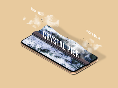 Crystal Pier 2.5D 2.5d crystal iphone parallax phone phone app pier san diego