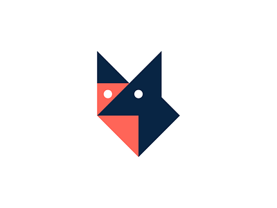 Geometric Dog dog dog house dog icon dog logo flat logo geometric minimal negative space triangle