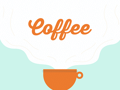 Coffee coffee coffee mug float hand crafted illustration latte minimal mug script steam