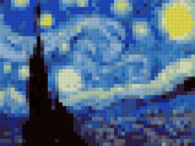 Lego Starry Night