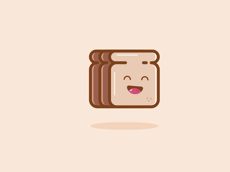 Peanut Butter and Jelly after effects bread character animation food jelly pbj peanut peanut butter sandwich toast