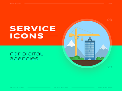 Service icons №3 azatdraw digital icons illustration web design