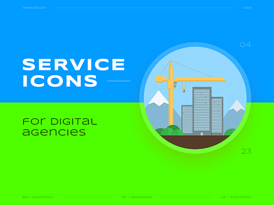 Service icons №4 azatdraw digital icons illustration web design