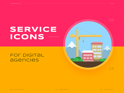 Service icons №5 azatdraw digital icons illustration web design
