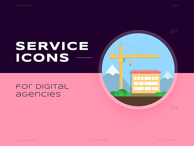 Service icons №7 azatdraw digital icons illustration web design