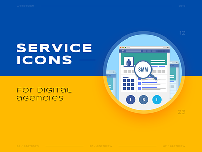Service icons №12 azatdraw digital icons illustration web design
