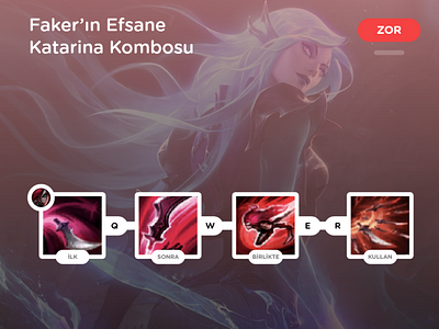 League of Legends Guide - Combo Instagram Post Design combo game play instagram instagram post katarina league of legends play