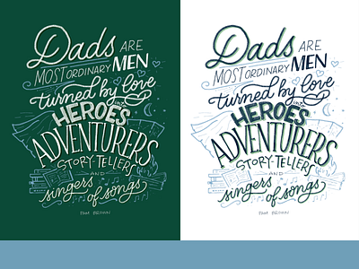 Dads applepencil dad dads father fathers fathersday handlettering illustration lettering procreate procreatelettering sketch typography