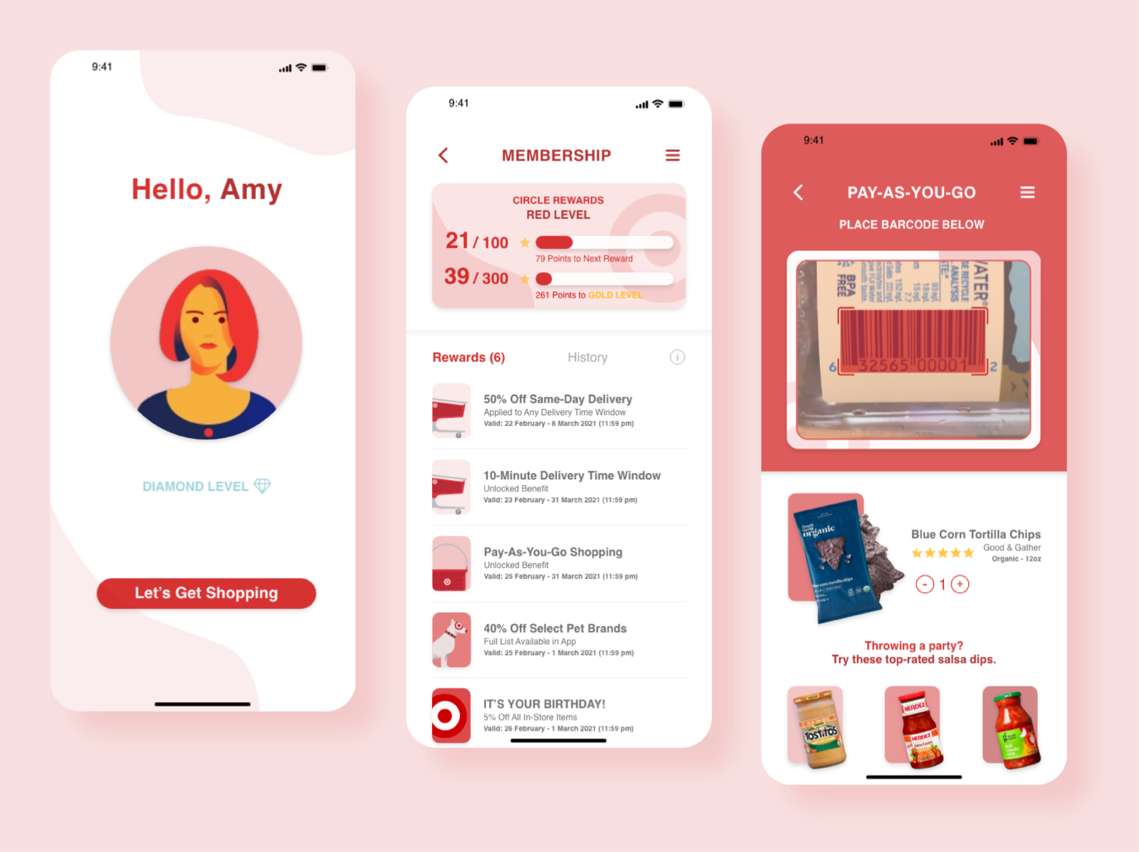 Target App Design by Leandro de Armas on Dribbble