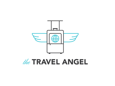 Travel Angel V1 angel globe suitcase travel wings