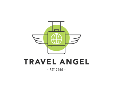 Travel Angel V2 angel globe suitcase travel wings