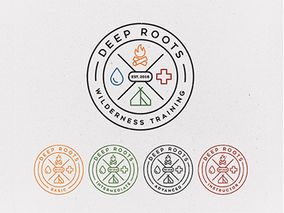 Deep Roots V3 branding education logo outdoor