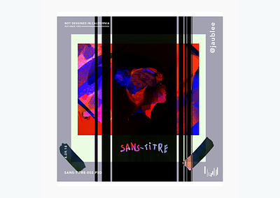Sans Titre 2 album album cover colors concept design illustration poster typography