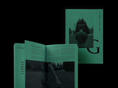 Green Book - Publication Design book design design editorial design layout design publication design self portrait typography
