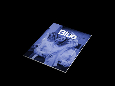 Blue Magazine book design design editorial design layout design publication design typography