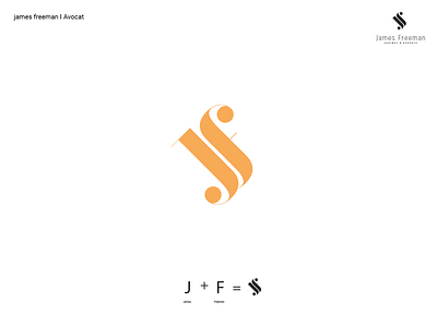 LOGO JF AVOCAT art avocat branding design elegance font identity illustration justice logo typography vector