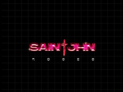 LOGO SAINTHHN 3d art branding cd cover chromatic design font logo metal music typography urban vector