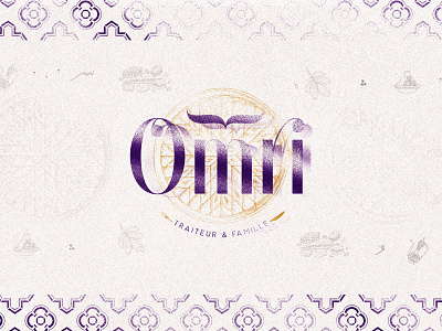 OMRI FOOD arab arabian branding eat food illustration logo mosaïque open porn food restaurant tajine tea typography