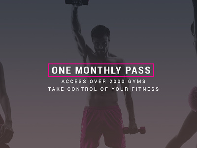 One Monthly Pass app email fitness gym