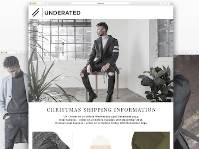Underated London Newsletter streetwear fashion newsletter email