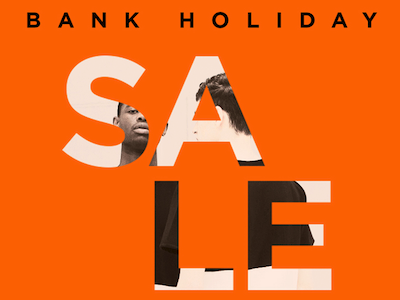 Bank Holiday sale image