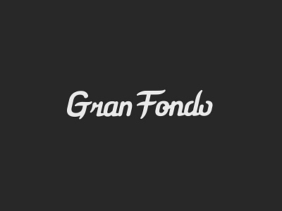 Strava Gran Fondo bicycle bike branding cycling gran fondo logo ride strava typography wordmark