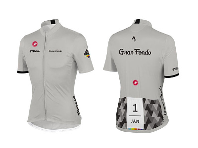 January Gran Fondo Jersey bicycle branding cycling cycling jersey gran fondo ride strava