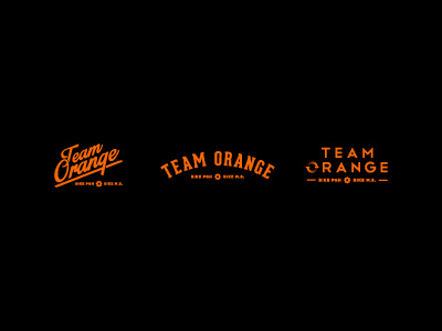 An orange, cycling related project that's not for Strava branding cycling logo wordmark