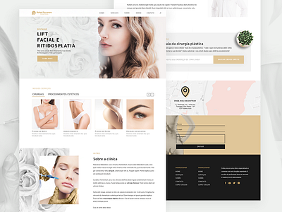 Plastic Surgery Website beauty doctor health plastic surgery ui ux web wordpress blog